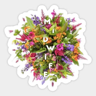 Midwife's Bouquet Sticker